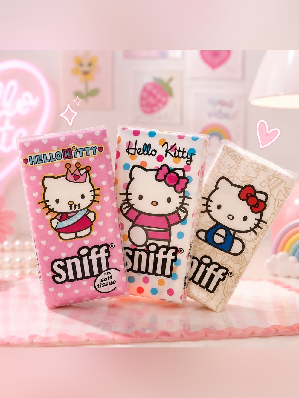 RARE HELLO KITTY TISSUES